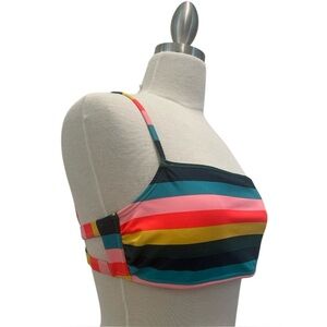 XHILARATION -Colorful Striped Women’s Swim Set
